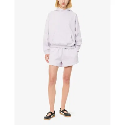 Sisters & Seekers Womens Lilac Seekers Classic Cotton-jersey Hoody