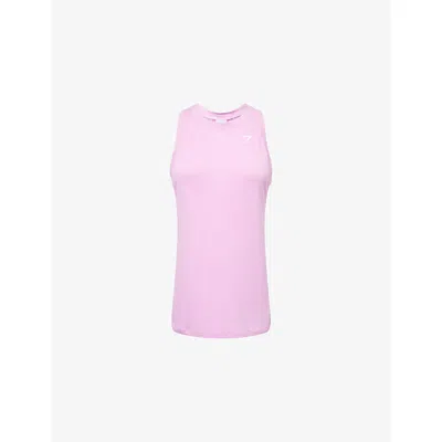 Gymshark Womens Pink Vital Seamless Light Jersey Tank Top In Pink