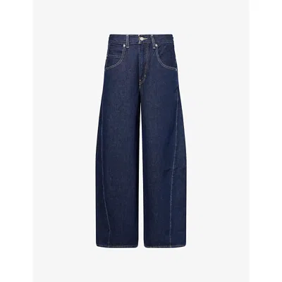 Levi's Womens Shaded View Super Baggy Barrel-leg Denim Jeans
