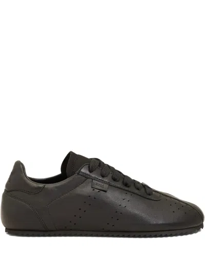 Ami Alexandre Mattiussi Perforierte Sneakers In Black