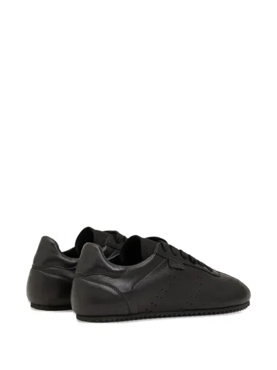 Ami Alexandre Mattiussi Perforierte Sneakers In Black