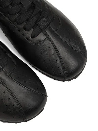 Ami Alexandre Mattiussi Perforierte Sneakers In Black