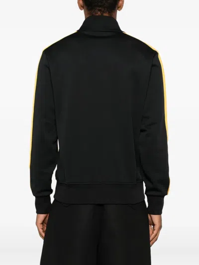 Palm Angels Track Sweatshirt Polyester Noir In Black