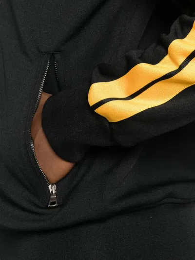 Palm Angels Track Sweatshirt Polyester Noir In Black