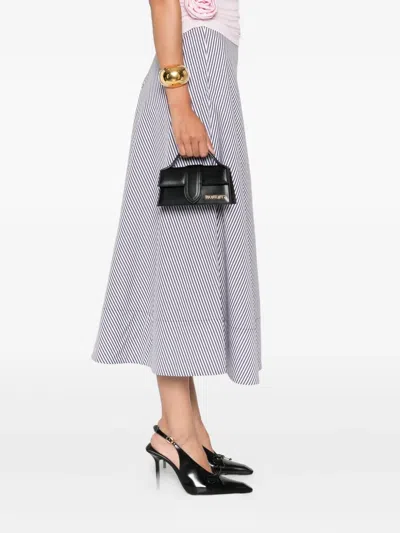 Jacquemus Rectangular Shape Shoulder Bag With Detachable Strap In Black