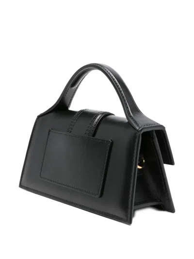Jacquemus Rectangular Shape Shoulder Bag With Detachable Strap In Black