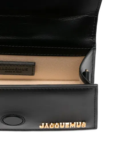 Jacquemus Rectangular Shape Shoulder Bag With Detachable Strap In Black