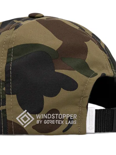A Bathing Ape Camouflage-print Logo Cap
