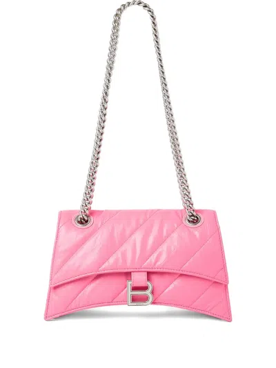 Balenciaga Small Crush Quilted Chain Shoulder Bag