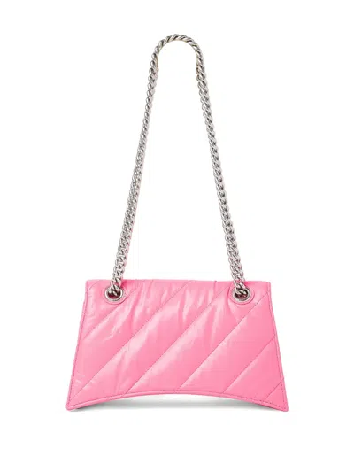Balenciaga Small Crush Quilted Chain Shoulder Bag