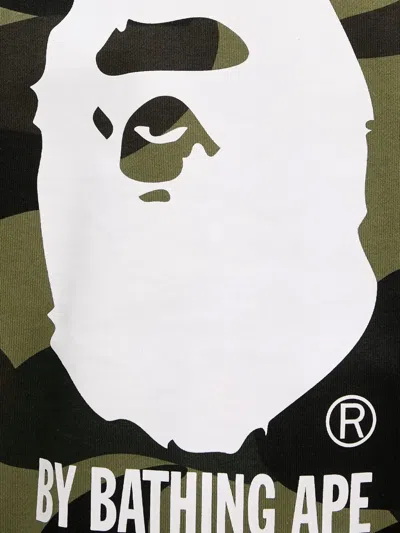 A Bathing Ape Camouflage-print Sweatshirt In Green