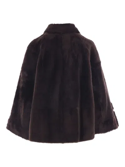 Brunello Cucinelli Double-breasted Reversible Fur Jacket With Front Pockets