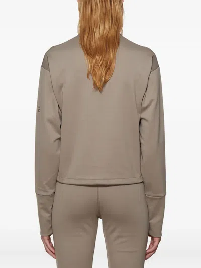 Artica Arbox Half-zip Long-sleeve T-shirt In Brown