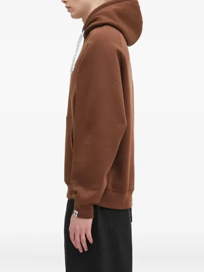 Aape By A Bathing Ape Logo-patched Hoodie In Brown