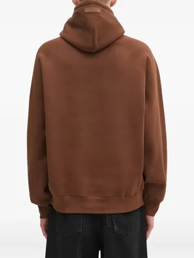 Aape By A Bathing Ape Logo-patched Hoodie In Brown
