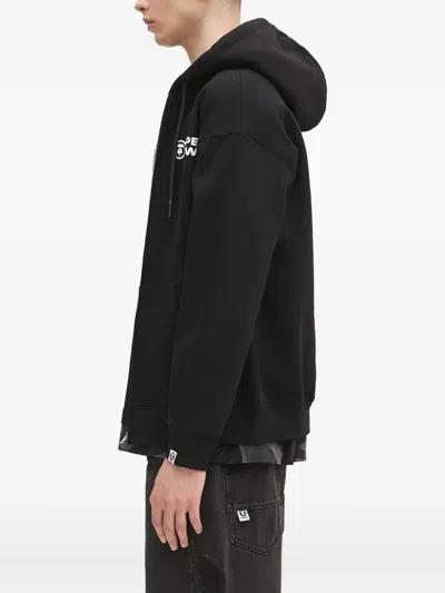 Aape By A Bathing Ape Aape Now-logo Zip-up Hoodie In Black