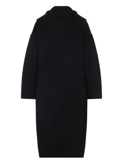 Alberta Ferretti Alberta Ferreti Double Coat In Black