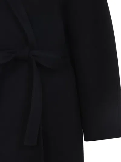 Alberta Ferretti Alberta Ferreti Double Coat In Black