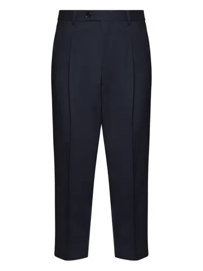 Be Able Virgin Wool Blend Trousers In Blue
