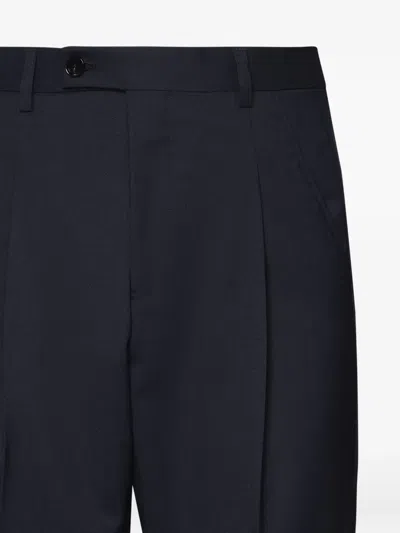 Be Able Virgin Wool Blend Trousers In Blue