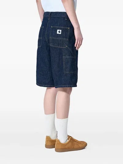 Carhartt W' Brandon Single Knee Shorts In Blue