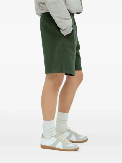 Dime Drawstring-waistband Track Shorts In Green