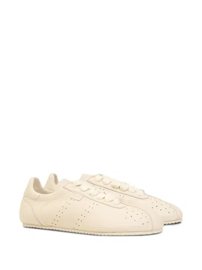 Ami Alexandre Mattiussi White Smooth Leather Low Top Step Sneakers White In Neutral