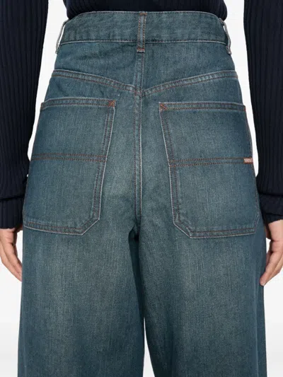 Soeur Button-fly Straight Jeans In Blue