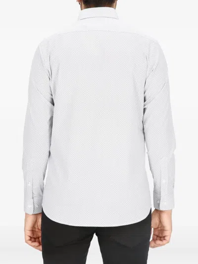 Scotch & Soda Geometric-print Shirt In White