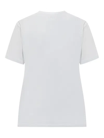 Msgm Rabbit-print T-shirt In White