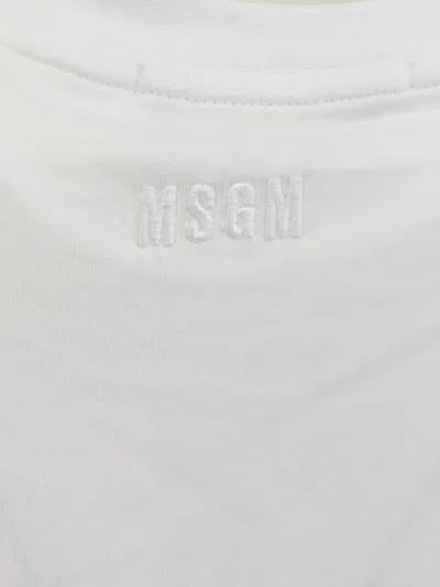Msgm Rabbit-print T-shirt In White
