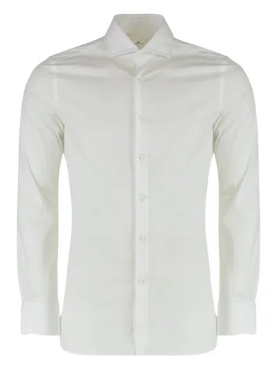 长袖纽扣开合衬衫