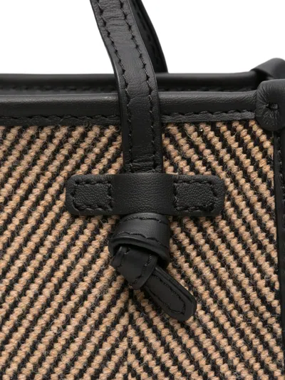 Gianni Chiarini Miss Marcella Herringbone-pattern Knot-detail Tote Bag