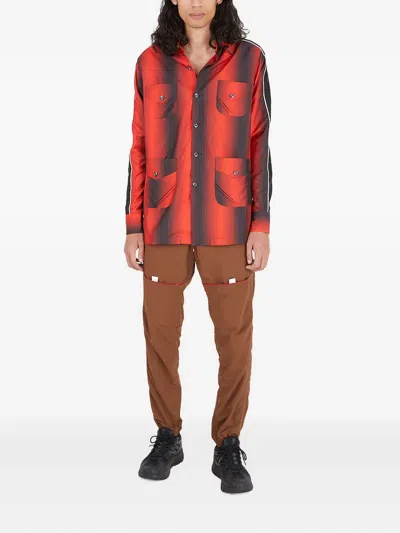 Ahluwalia Stripe-pattern Shirt Jacket In Multi