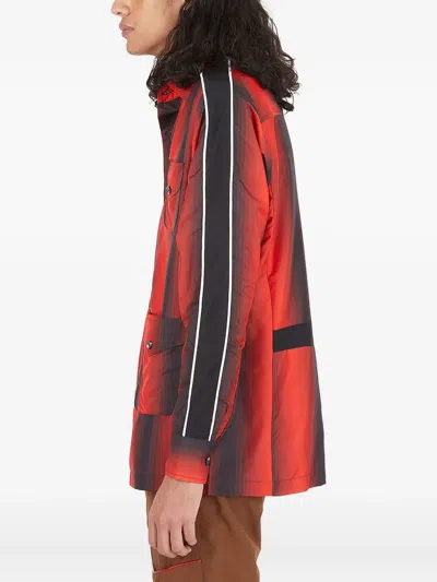 Ahluwalia Stripe-pattern Shirt Jacket In Multi