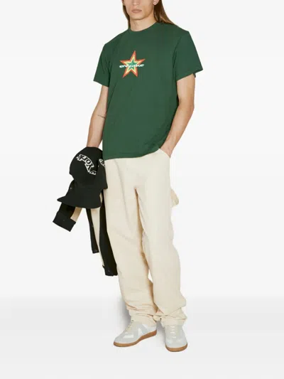 Awake Ny Strap-detail Pocketed Regular Trousers In Neutral