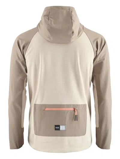 Pedaled Hooded Panelled Jacket