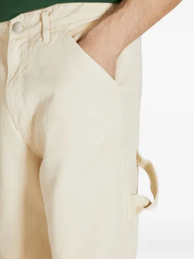 Awake Ny Strap-detail Pocketed Regular Trousers In Neutral