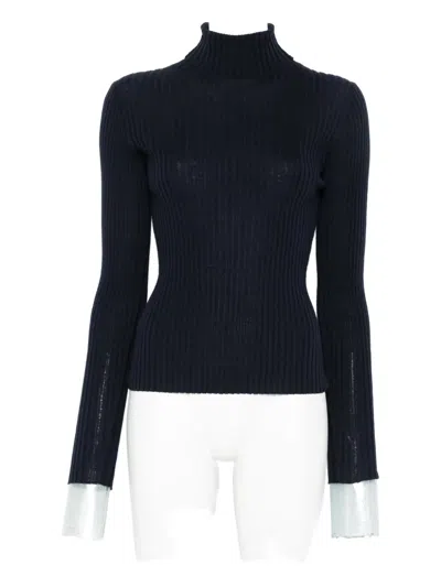 Soeur Wool Sweaters In Blue