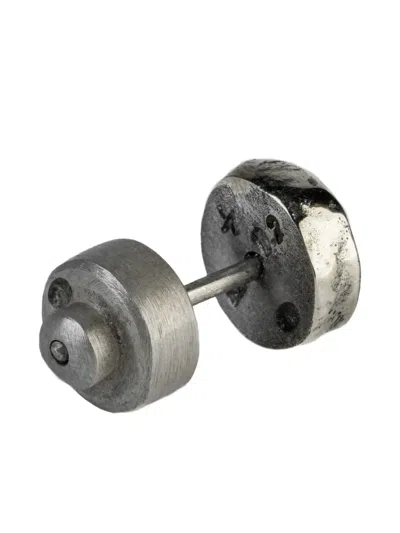 Parts Of Four Sterling-silver Stud Ruby Earring