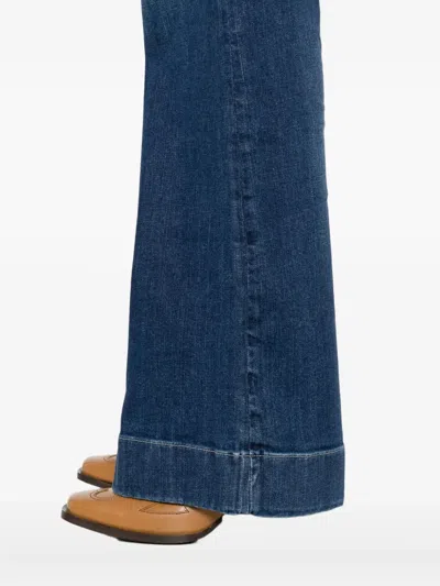 7 For All Mankind High-waist Wide-leg Jeans In Blue