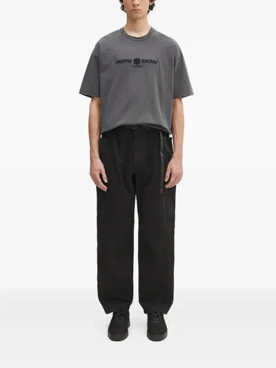 Gramicci Voyager Belted Cargo Trousers In Black