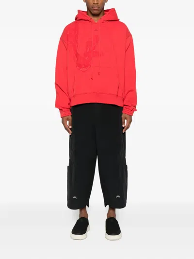 A-cold-wall* Graphic Print Hoodie In Red