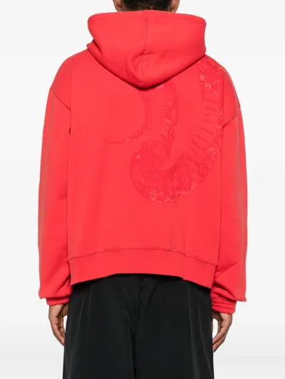 A-cold-wall* Graphic Print Hoodie In Red