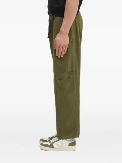 Gramicci Belted Cargo Trousers In Green