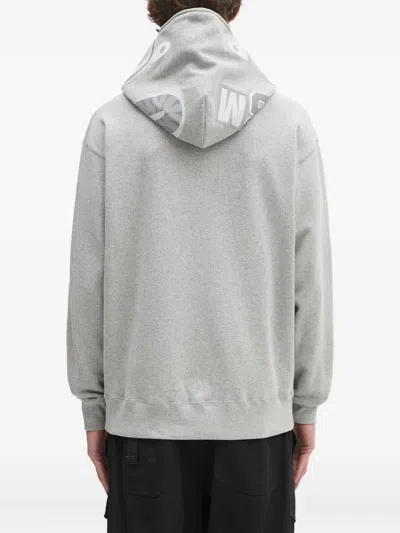A Bathing Ape One Point Ape Head Shark Zip-up Hoodie In Gray