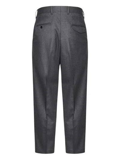 Be Able Raul Pleated Side-pocket Trousers In Gray