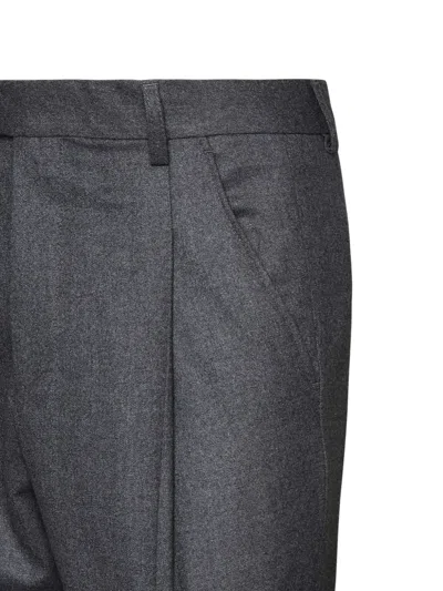 Be Able Raul Pleated Side-pocket Trousers In Gray