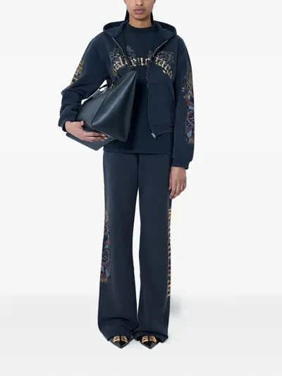 Balenciaga Tacky Logo-motif Flared Track Pants