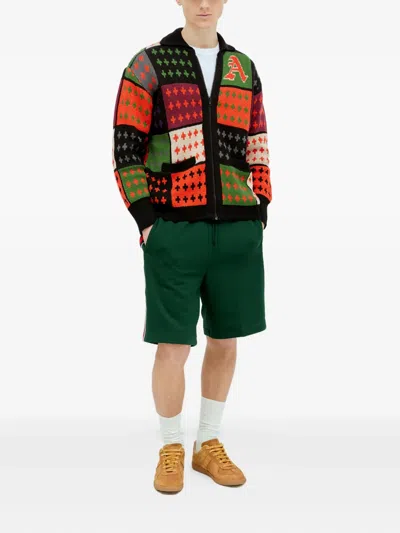 Awake Ny Stadium Patchwork Zip Cardigan In Multi